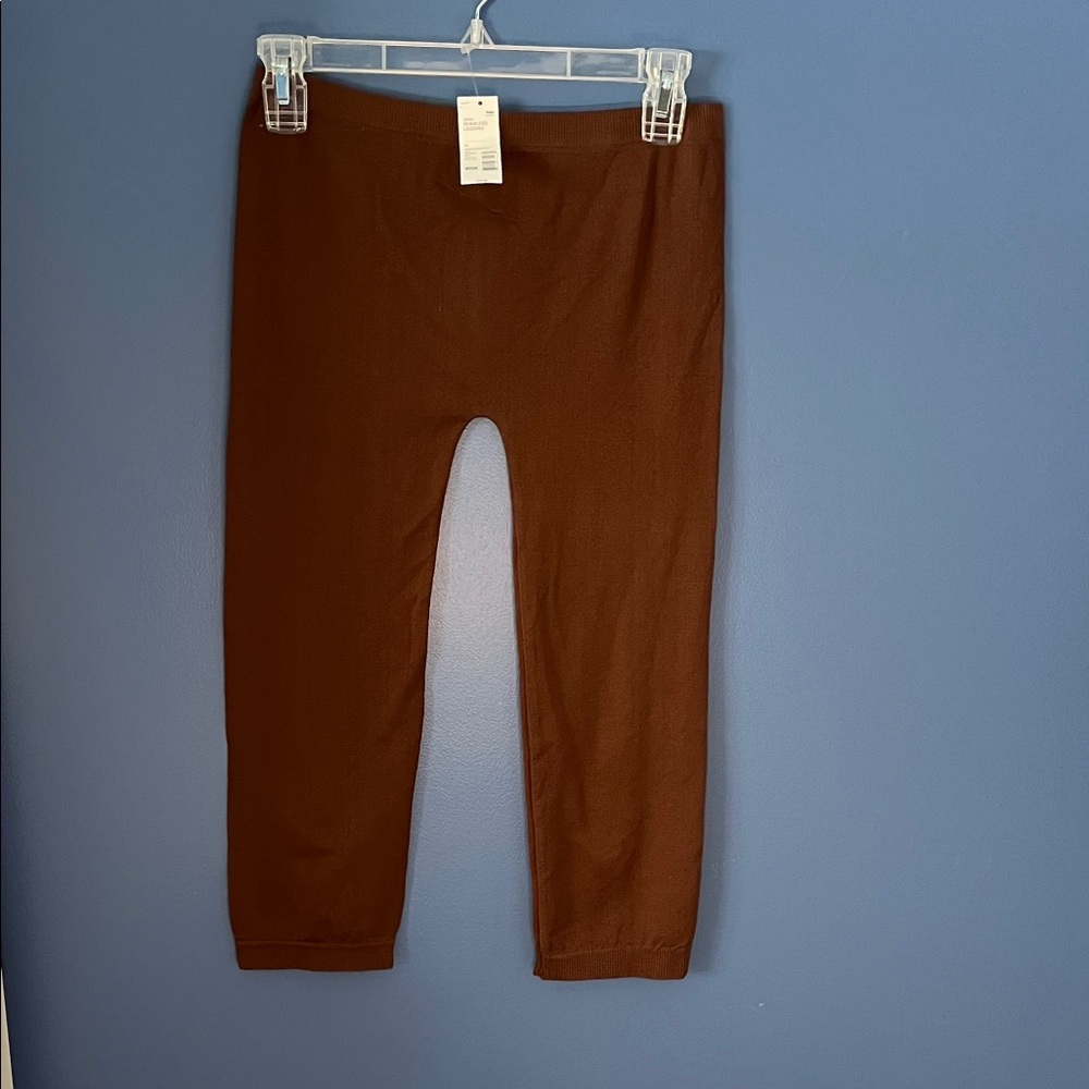 Say What? USA, junior size MED new leggings,nylon spandex blend, chestnut/coffee